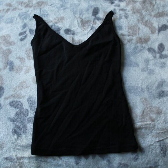 Morgan De Toi Black Spandex Tank Top - Picture 1 of 4